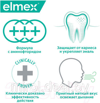 Ополаскиватель для полости рта Elmex Elmex Сенситив плюс - фото 7 - id-p224040451