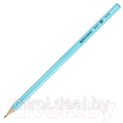 Набор простых карандашей Brauberg Soft Pastel / 880759 - фото 3 - id-p224053640