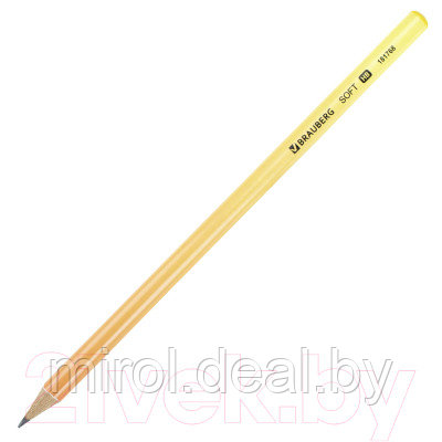 Набор простых карандашей Brauberg Soft Pastel / 880759 - фото 7 - id-p224053640