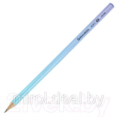 Набор простых карандашей Brauberg Soft Pastel / 880759 - фото 8 - id-p224053640