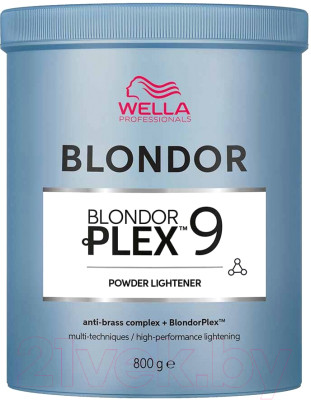 Порошок для осветления волос Wella Professionals Blondor Plex Без образования пыли - фото 1 - id-p224049428