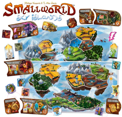 Дополнение к настольной игре Мир Хобби Small World. Небесные острова / 915177 - фото 3 - id-p224062005