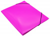 Папка на резинке Бюрократ Double Neon DNE510PINKBL A4 пластик кор.30мм 0.5мм розовый/черный - фото 2 - id-p224062490