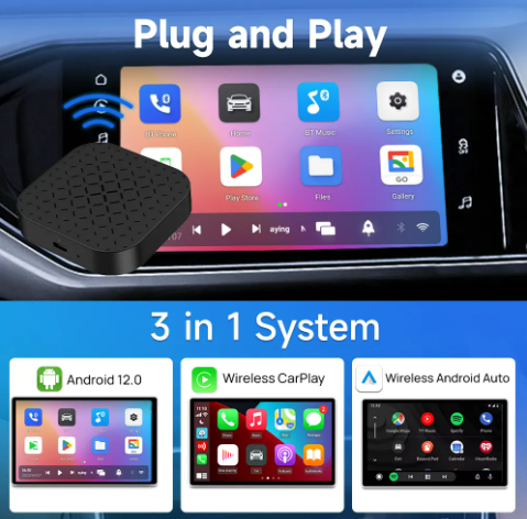 CarPlay Android Auto мультимедиа навигационный адаптер для магнитол на Android 11 (2/16gb/WIFI) - фото 8 - id-p224019597