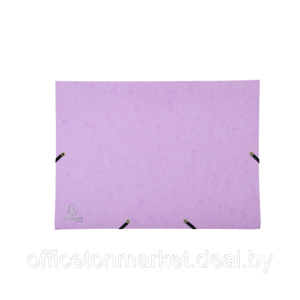 Папка на резинках "Aquarel", А4, 15 мм, картон, 12 делений, ассорти - фото 5 - id-p224063796