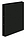 Папка на 2-х кольцах Бюрократ DeLuxe DL0740/2BLCK A4 пластик 0.7мм кор.32мм черный, фото 3