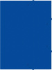 Папка-короб на резинке Бюрократ -BA40/07BLUE пластик 0.7мм корешок 40мм A4 синий - фото 2 - id-p224089733