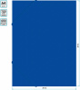 Папка-короб на резинке Бюрократ -BA40/07BLUE пластик 0.7мм корешок 40мм A4 синий - фото 3 - id-p224089733