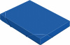 Папка-короб на резинке Бюрократ -BA40/07BLUE пластик 0.7мм корешок 40мм A4 синий - фото 4 - id-p224089733