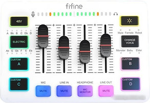 Микшерный пульт FIFINE SC3 (белый)