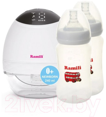 Молокоотсос электрический Ramili Двухфазный SE500 с двумя бутылочками / SE500240MLX2 - фото 8 - id-p224081508