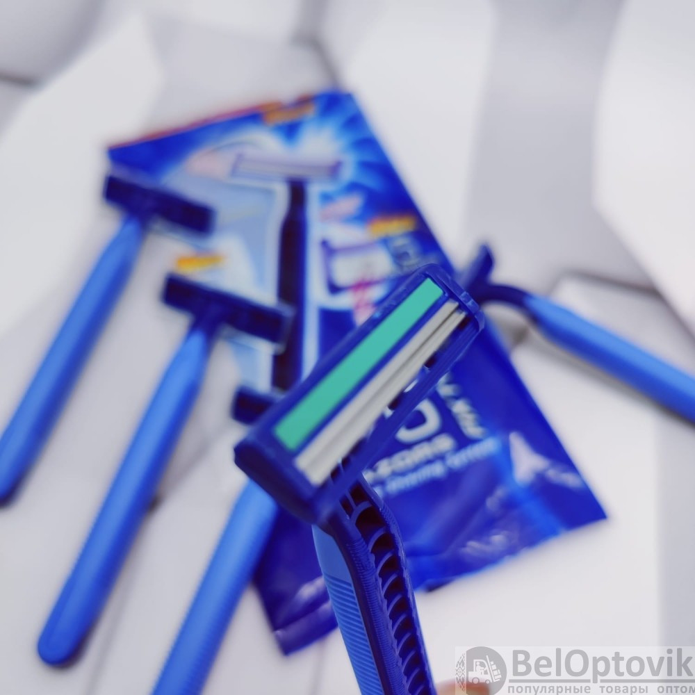 Набор станков бритвенных 5 шт (станок для бритья одноразовый) Razors Fix Type - фото 3 - id-p216374583