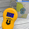 Портативные электронные весы (Безмен) Portable Electronic Scale до 30 кг Оранжевые, фото 9