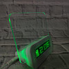 Креативные LED Часы-Будильник HIGHSTAR Неоновый (синий), фото 7