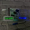 Креативные LED Часы-Будильник HIGHSTAR Неоновый (синий), фото 9