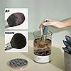 Электрический очиститель кистей для макияжа Makeup Brush Cleaner с ковриком  / Автоматическая сушка и чистка, фото 3