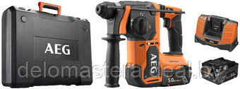 Перфоратор AEG Powertools BBH18BL2-502C 4935492343 (с 2-мя АКБ, кейс) - фото 1 - id-p224096392