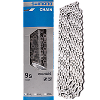 Цепь SHIMANO SAINT/XT/ULTEGRA ICNHG93114I, 2-941, 9ск. 114зв. зап. пин инд. уп. (Япония)