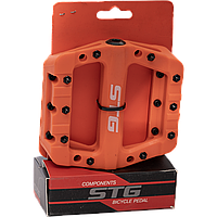 Педали STG BC-PD227, пластик, на пром. подшип. оранж, Х95426