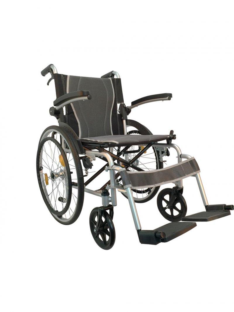 АТ52311 Кресло-коляска с ручным приводом прогулочная для людей с ограниченными возможностями передвижения - фото 1 - id-p224097513