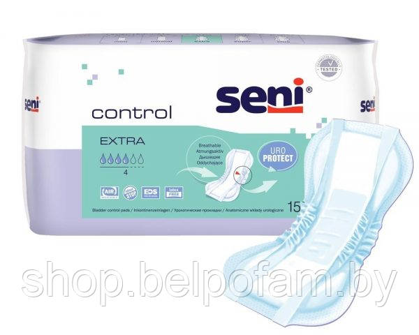 Прокладки урологические Seni control extra №15 - фото 1 - id-p224097752