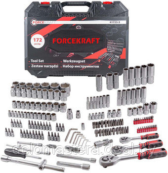 Универсальный набор инструментов ForceKraft FK-41723-5 (172 предмета) - фото 1 - id-p224095959