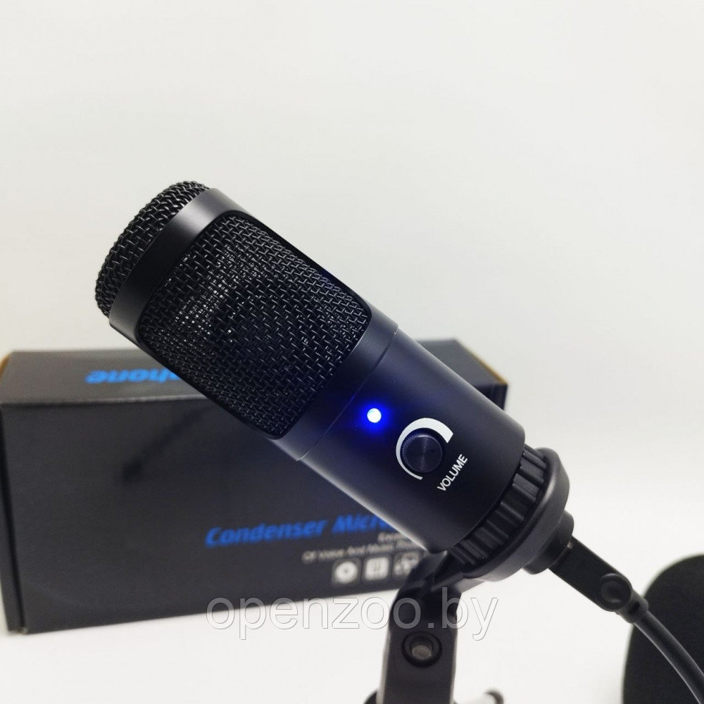 Микрофон динамический с мини-штативным стендом для ноутбуков или ПК Condenser Microphone. Штатив U8 192 кГц - фото 5 - id-p207593395