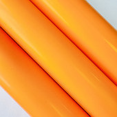 Пленка матовая "Сатин", 50 см*10 м, оранжевый