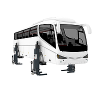 Подкатные колонны CL 1085, Eq³, (4 шт х 8,5 т), комплект мобильных колонн