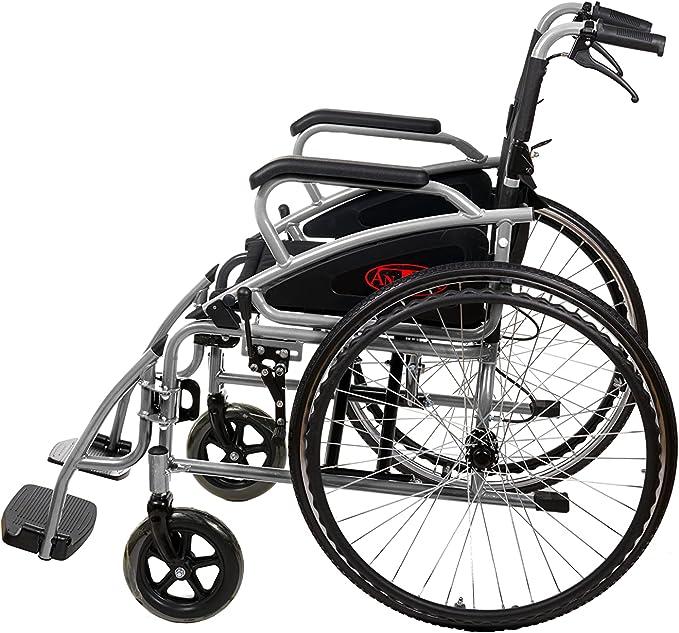 АТ52306 Кресло-коляска с ручным приводом прогулочная для людей с ограниченными возможностями - фото 2 - id-p224098609