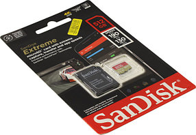 Карта памяти SanDisk Extreme SDSQXAV-512G-GN6MA microSDXC Memory Card 512Gb UHS-I U3 V30 A2 + microSD-- SD