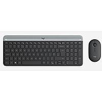 Комплект Logitech Wireless Slim Combo MK470 (Кл-ра FMUSB+Мышь 3кнRollFM USB) 920-009206