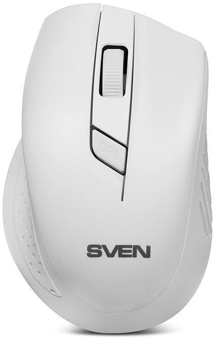 Манипулятор SVEN Wireless Optical Mouse RX-325 Wireless White (RTL) USB 4btn+Roll SV-03200325WW - фото 1 - id-p224099039