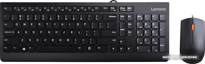 Клавиатура + мышь Lenovo 300 USB Combo - фото 1 - id-p224098854