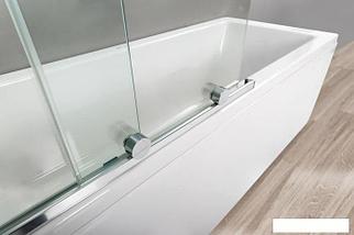 Стеклянная шторка для ванны Cezares Stream-VFS-11-100/150-C-Cr, фото 3