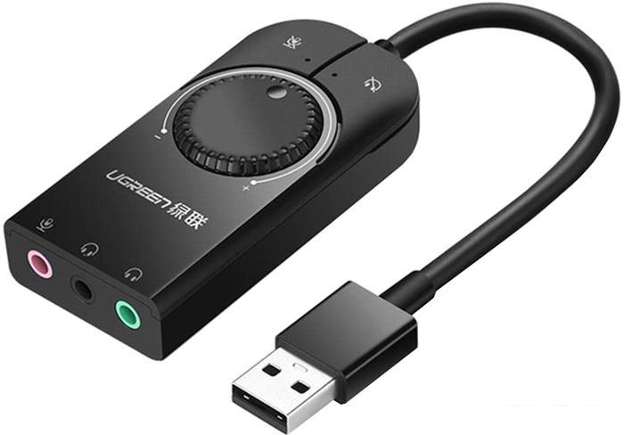 USB аудиоадаптер Ugreen CM129 40964 - фото 1 - id-p223994136