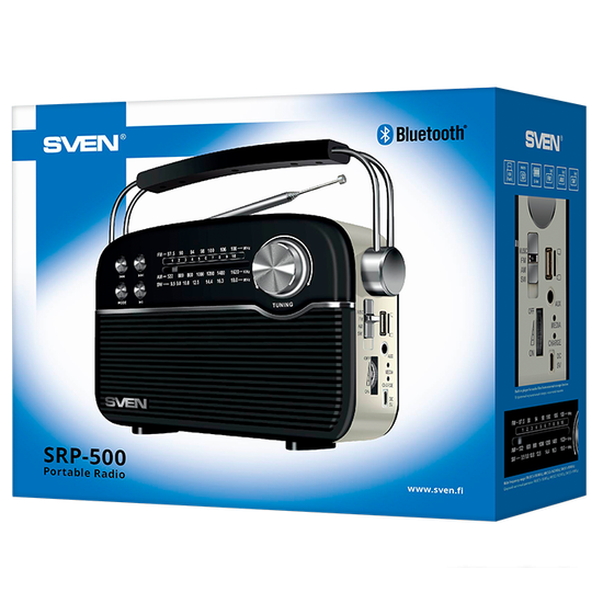 Радиоприемник SVEN SRP-500 (черный) - фото 7 - id-p223994912