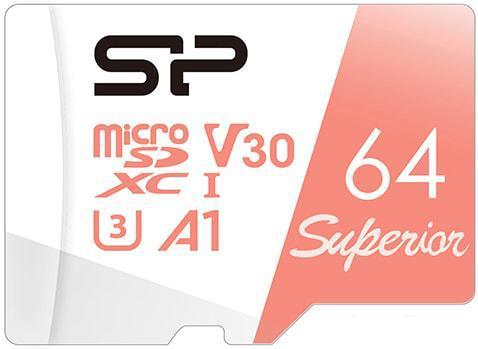 Карта памяти Silicon-Power Superior A1 microSDXC SP064GBSTXDV3V20 64GB, фото 2