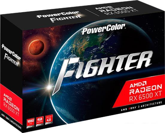 Видеокарта PowerColor Fighter Radeon RX 6500 XT 4GB GDDR6 AXRX 6500 XT 4GBD6-DH/OC - фото 5 - id-p223905430