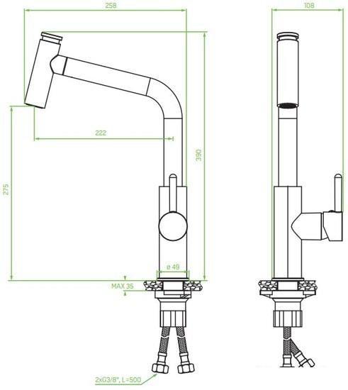 Смеситель Laveo Toro BAX 769D - фото 2 - id-p223775807