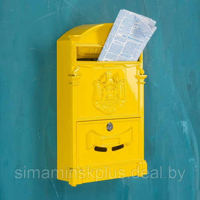 Ящик почтовый №4010, Желтый - фото 1 - id-p224099538