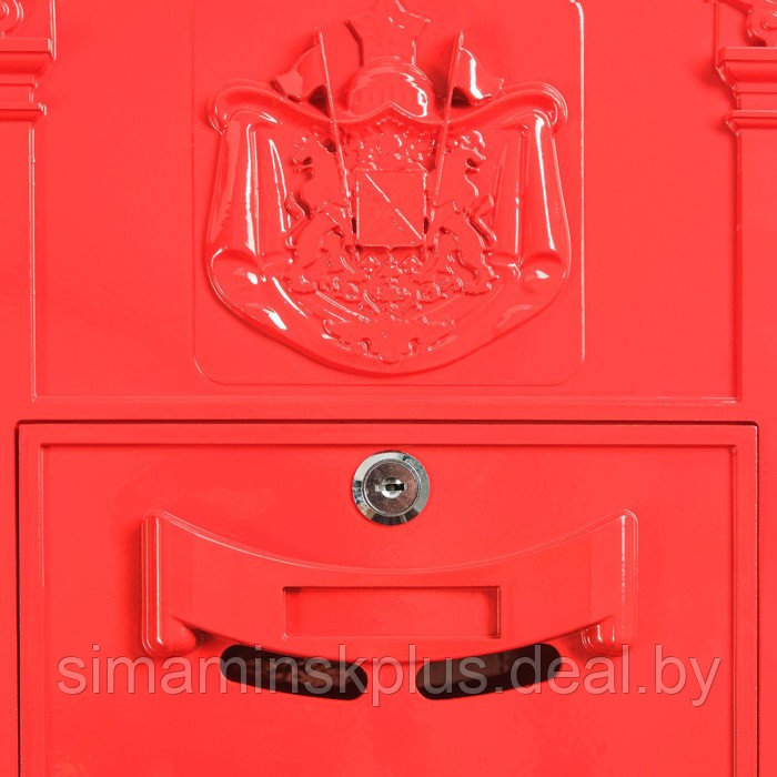 Ящик почтовый №4010, Красный - фото 4 - id-p224099539