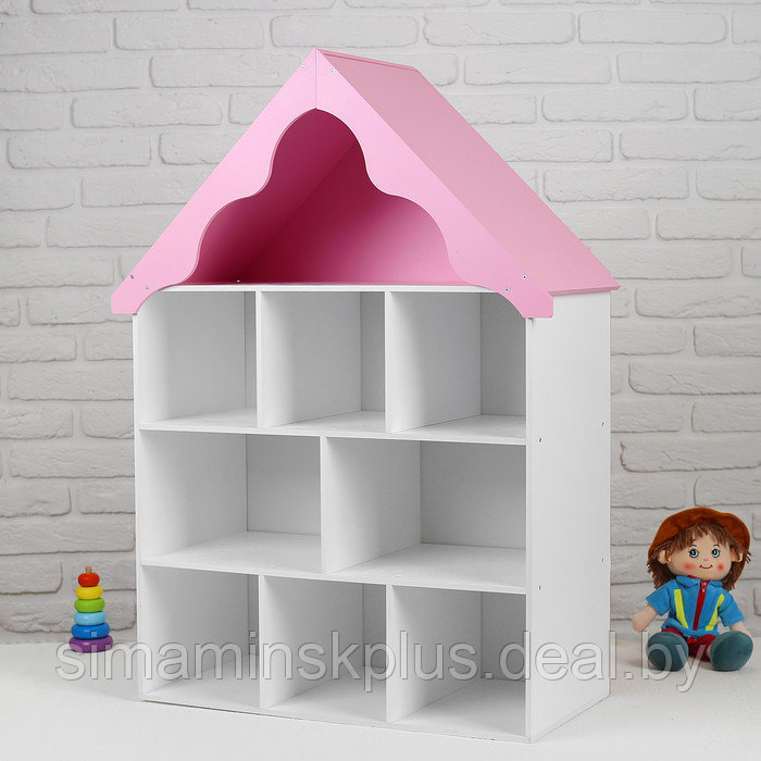 Кукольный домик-стеллаж «Любава» - фото 3 - id-p224099599
