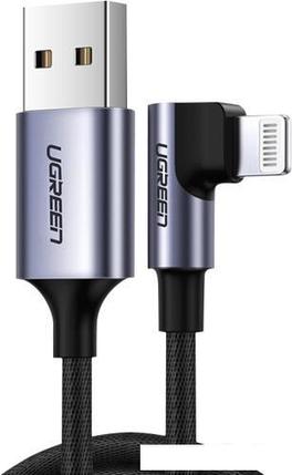 Кабель Ugreen US299 USB Type-A - Lightning (1 м, черный), фото 2