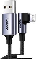 Кабель Ugreen US299 USB Type-A - Lightning (1 м, черный)