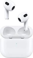 Наушники Apple AirPods 3 A2565/A2564/A2566 MagSafe, Bluetooth, вкладыши, белый [mme73am/a]