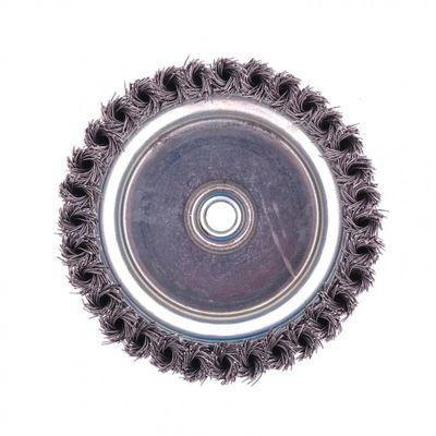 Щетка дисковая MATRIX 74674, по металлу, 125мм, 0.5мм, 14мм, 1шт - фото 2 - id-p222536030