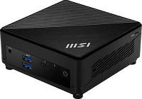 Неттоп MSI Cubi 5 12M-016XRU, Intel Core i5 1235U, DDR4 8ГБ, 512ГБ(SSD), Intel Iris Xe, noOS, черный