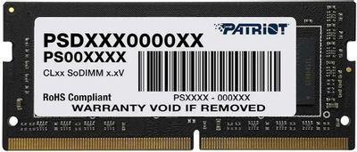 Оперативная память Patriot Signature PSD416G240081S DDR4 - 1x 16ГБ 2400МГц, для ноутбуков (SO-DIMM), Ret - фото 1 - id-p223387594