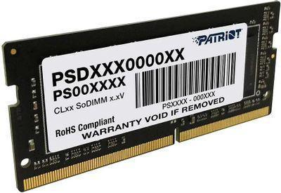 Оперативная память Patriot Signature PSD416G240081S DDR4 - 1x 16ГБ 2400МГц, для ноутбуков (SO-DIMM), Ret - фото 3 - id-p223387594